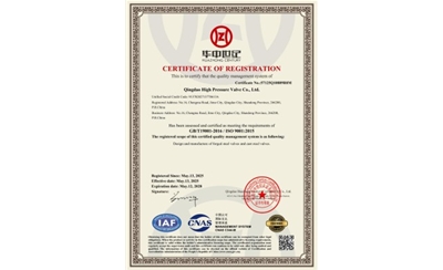 ISO9001 System Certification